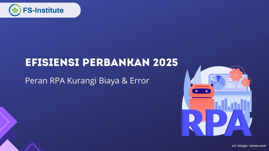 Ilustrasi Robotic Process Automation (RPA) di perbankan untuk efisiensi dan kepatuhan