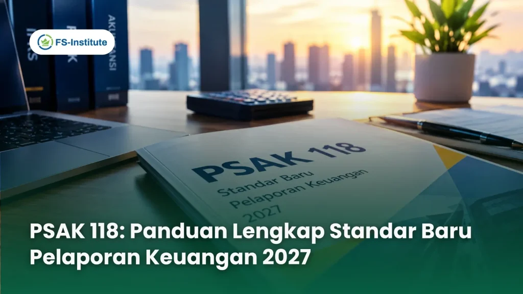 Ilustrasi penerapan PSAK 118 standar pelaporan keuangan 2027